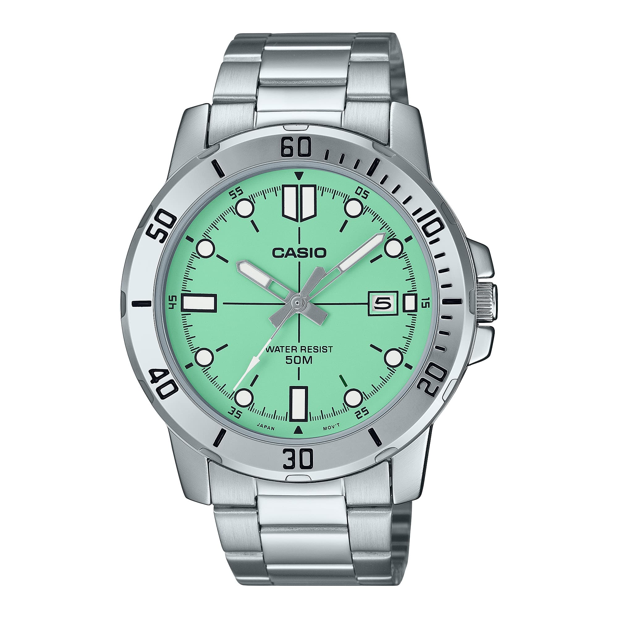 MTP-VD01D-3E1V Casio reloj para caballero pulsera de acero