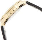 VD01GL Reloj Casio Hombre Correa de Cuero Dorado - Detalle de esfera