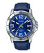 MTP-VD01L Reloj Casio Hombre Correa de Cuero Azul