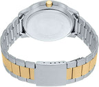 VD01SG Reloj Casio Hombre Acero Bicolor Esfera Negra - Vista trasera