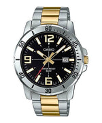 MTP-VD01SG Reloj Casio Hombre Acero Bicolor Esfera Negra