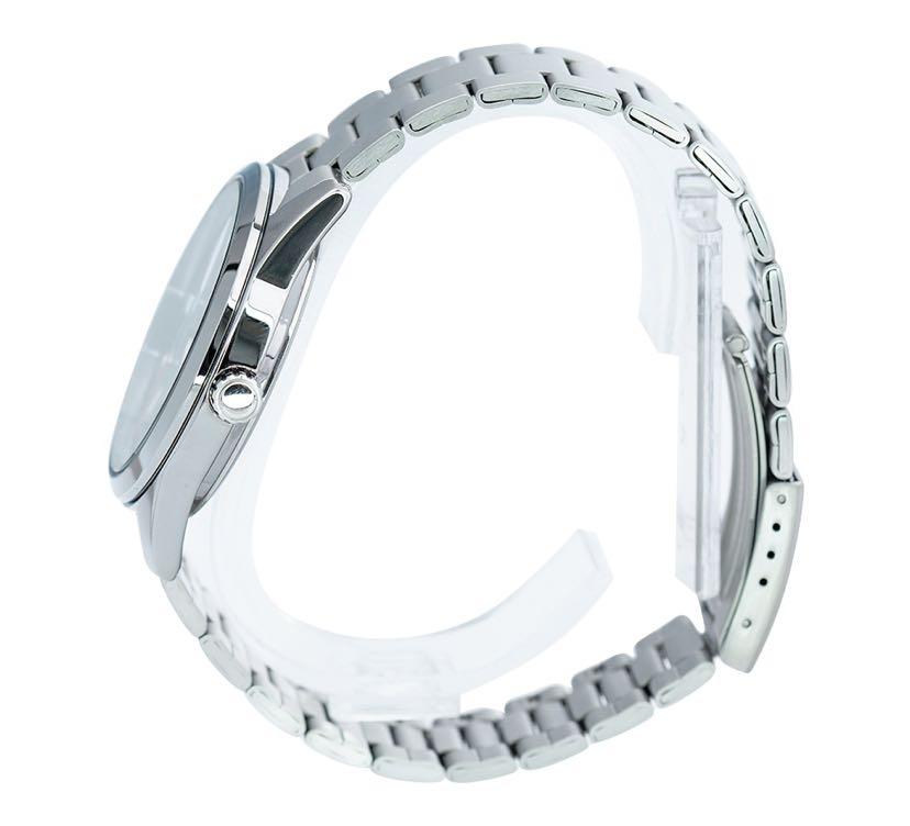 VD02D Reloj Casio Hombre Brazalete de Acero Esfera Azul - Detalle de esfera