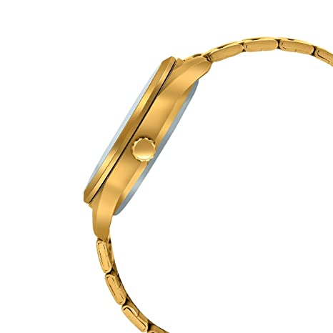 VD02G Reloj Casio Hombre Correa de Acero Dorado - Detalle de esfera