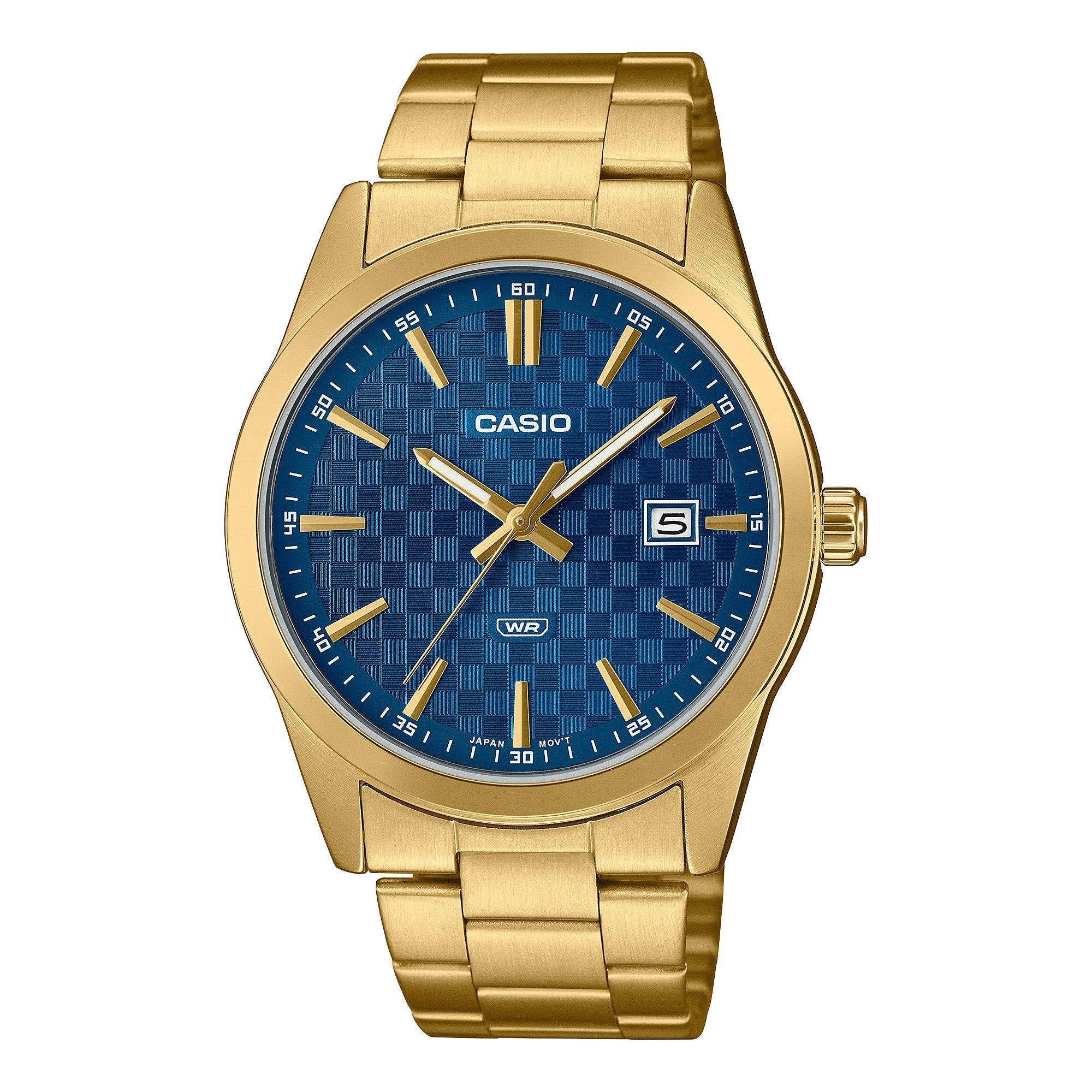 VD03G Reloj Casio Clásico Hombre Acero Dorado Esfera - Reloj original en Guatemala