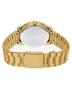 VD03G Reloj Casio Hombre Acero Dorado Esfera Verde - Vista trasera