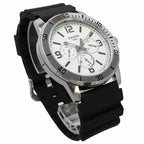VD300 Reloj Casio Hombre Correa Caucho Negro Esfera - Vista lateral