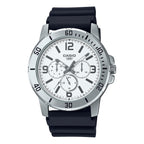 VD300 Reloj Casio Hombre Correa Caucho Negro Esfera - Reloj original en Guatemala