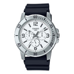 MTP-VD300 Reloj Casio Hombre Correa Caucho Negro Esfera