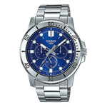 MTP-VD300D Reloj Casio Hombre Acero Inoxidable Esfera Azul