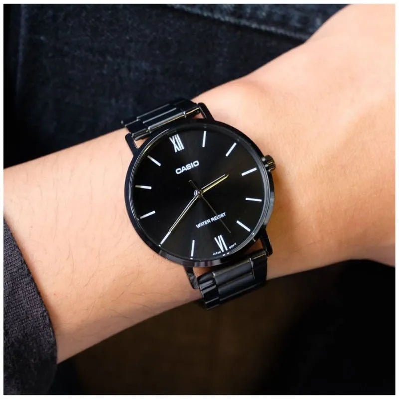 MTP-VT01B-1B Reloj Casio para Hombre - Negro