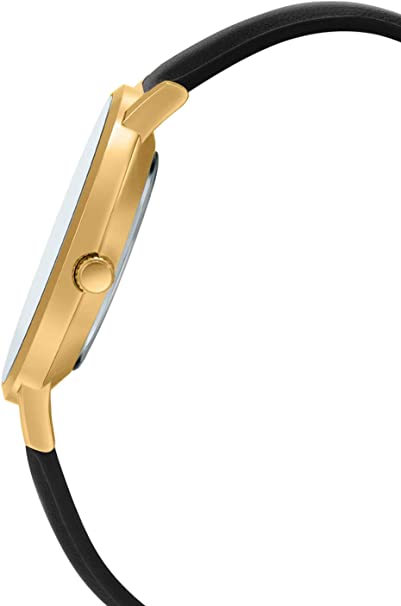 VT01GL Reloj Casio Vintage Hombre Correa Cuero Dorado - Detalle de esfera