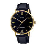 MTP-VT01GL Reloj Casio Vintage Hombre Correa Cuero Dorado