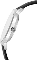 VT01L Reloj Casio Hombre Correa de Cuero Negra - Detalle de esfera