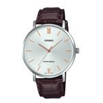 MTP-VT01L Reloj Casio Hombre Correa de Cuero Marrón