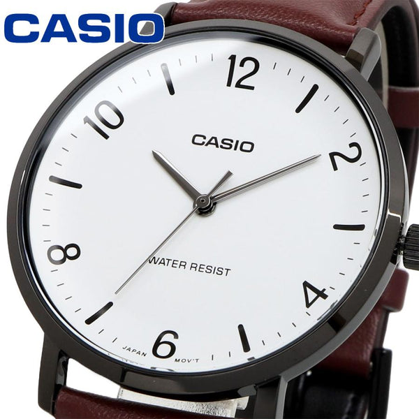 Reloj MTP-VT03BL-7B Casio de hombre pulsera de piel — imagen 2 de 5