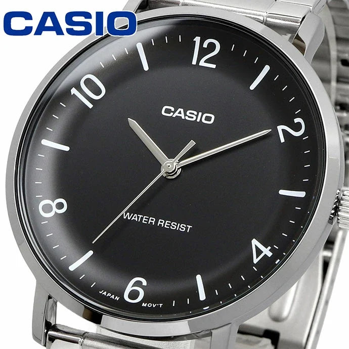 MTP-VT03D-1B Casio reloj para caballero pulsera de metal — imagen 2 de 5