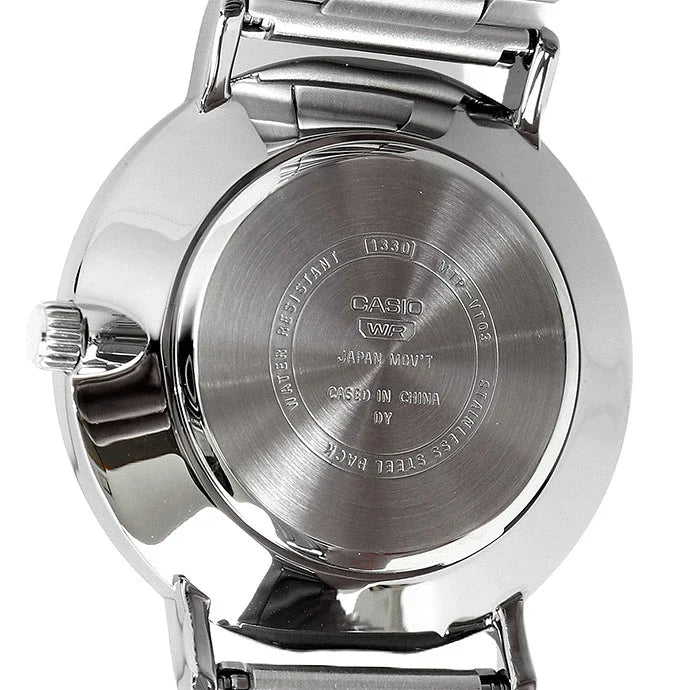 MTP-VT03D-1B Casio reloj para caballero pulsera de metal — imagen 3 de 5
