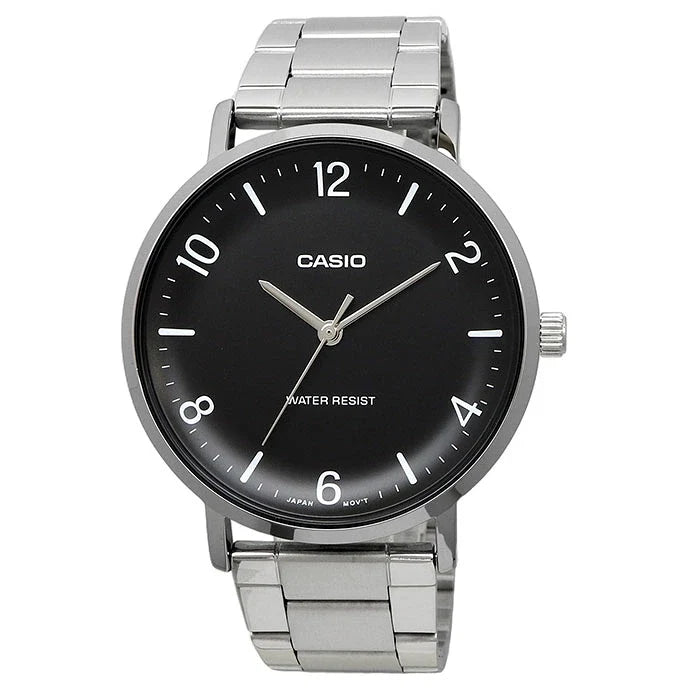 MTP-VT03D-1B Casio reloj para caballero pulsera de metal — imagen 4 de 5