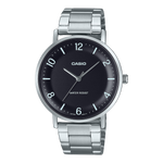 MTP-VT03D-1B Reloj Casio Hombre Correa Acero Esfera Negra