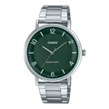 VT03D-3B Reloj Casio Classic Hombre Acero Esfera Verde - Reloj original en Guatemala