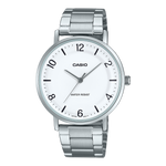 MTP-VT03D-7B Reloj Casio Hombre Acero Inoxidable Esfera Blanca