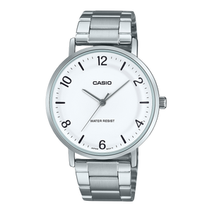 MTP-VT03D-7B Casio reloj para caballero pulsera de acero inoxidable