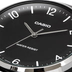 MTP-VT03L-1B Casio de hombre pulsera de cuero