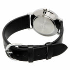 MTP-VT03L-1B Casio de hombre pulsera de cuero