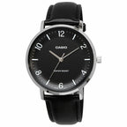 MTP-VT03L-1B Casio de hombre pulsera de cuero