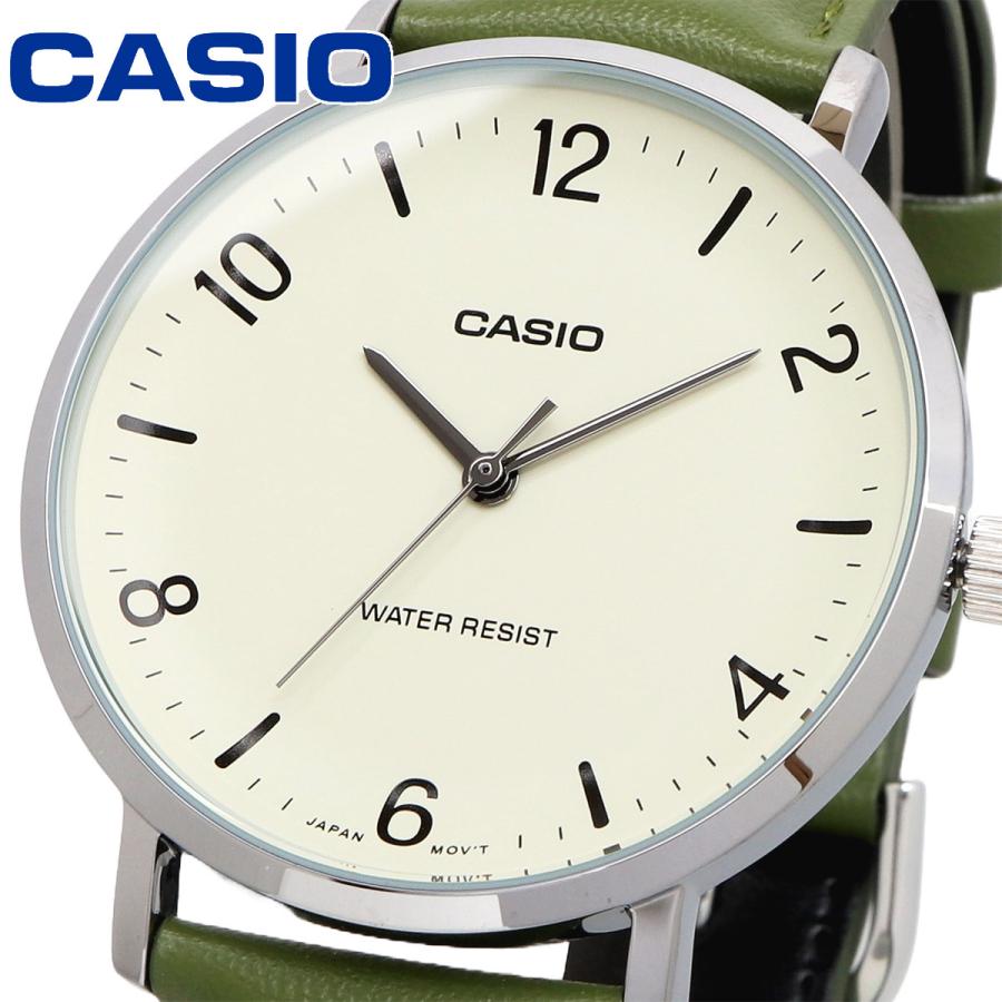 MTP-VT03L-7B Casio de hombre pulsera de piel
