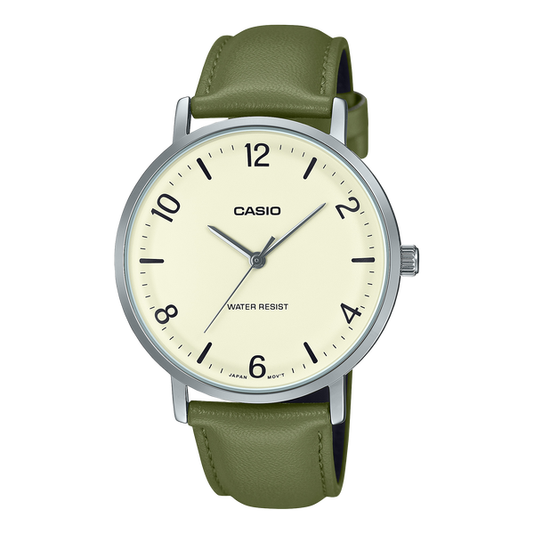 Reloj MTP-VT03L-7B Casio de hombre pulsera de piel — original con garantía, La Relojería GT