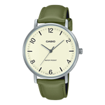 MTP-VT03L Reloj Casio Hombre Correa de Piel Verde
