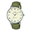MTP-VT03L Reloj Casio Hombre Correa de Piel Verde