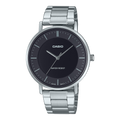 MTP-VT04D-1E Casio de hombre pulsera de acero inoxidable