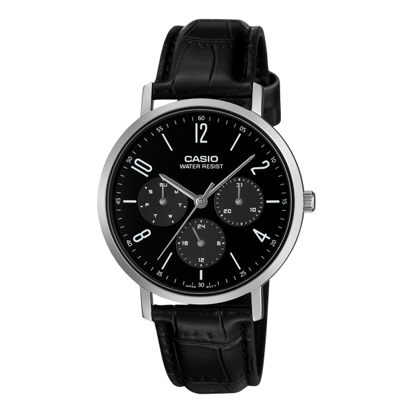 MTP-VT06L-1B Reloj Casio Classic de hombre correa de piel 40 mm — original con garantía, La Relojería GT