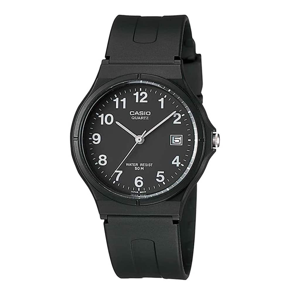 MW-59 Reloj Casio Hombre Resina Negro - Reloj original en Guatemala
