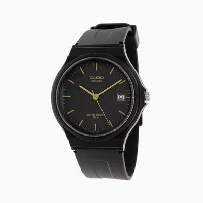 MW-59 Reloj Casio Clásico Hombre Correa de Resina Negro - Vista trasera