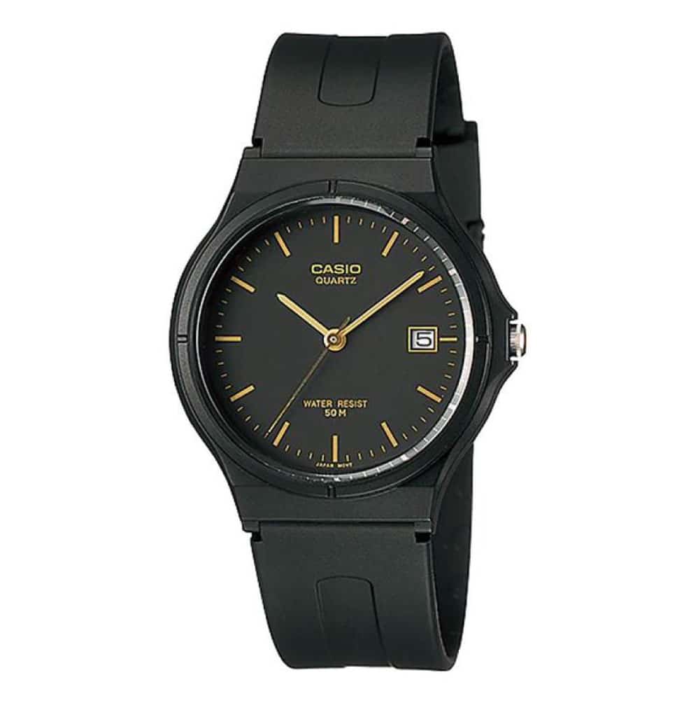 MW-59 Reloj Casio Clásico Hombre Correa de Resina Negro - Reloj original en Guatemala
