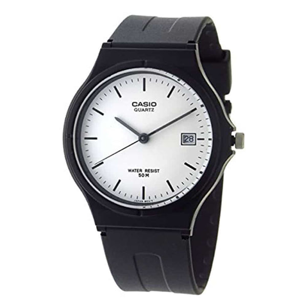 MW-59 Reloj Casio Hombre Correa Resina Negro - Reloj original en Guatemala