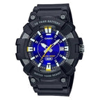 MW-610H Reloj Casio Hombre Correa de Resina Esfera Azul - Reloj original en Guatemala