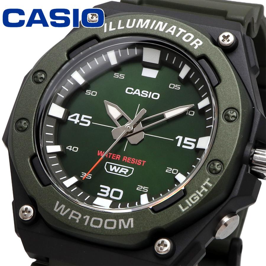 MW-620H-3AV Reloj Casio Illuminator Análogo para hombre con Correa de Caucho — imagen 3 de 5