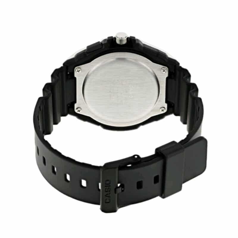 100H Reloj Casio Illuminator Hombre Correa Resina Azul - Detalle de esfera