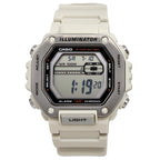MWD-110H-8AV Reloj Casio Digital Illuminator para Caballero con Correa de Caucho y 10 Años de Batería