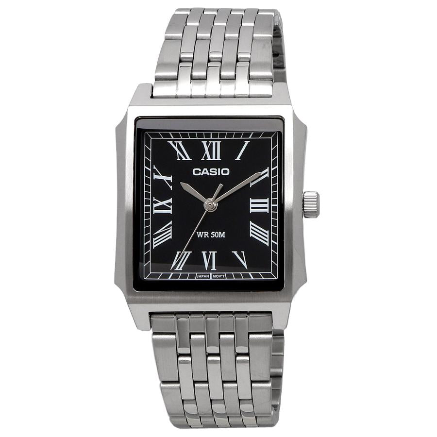 MTP-B190D-1BV Reloj Casio de hombre pulsera de metal plateado 41 mm