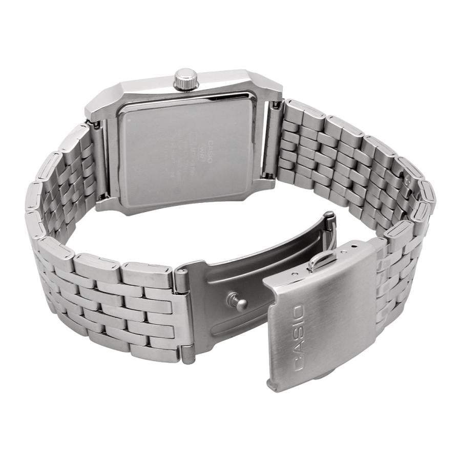 MTP-B190D-1BV Reloj Casio de hombre pulsera de metal plateado 41 mm