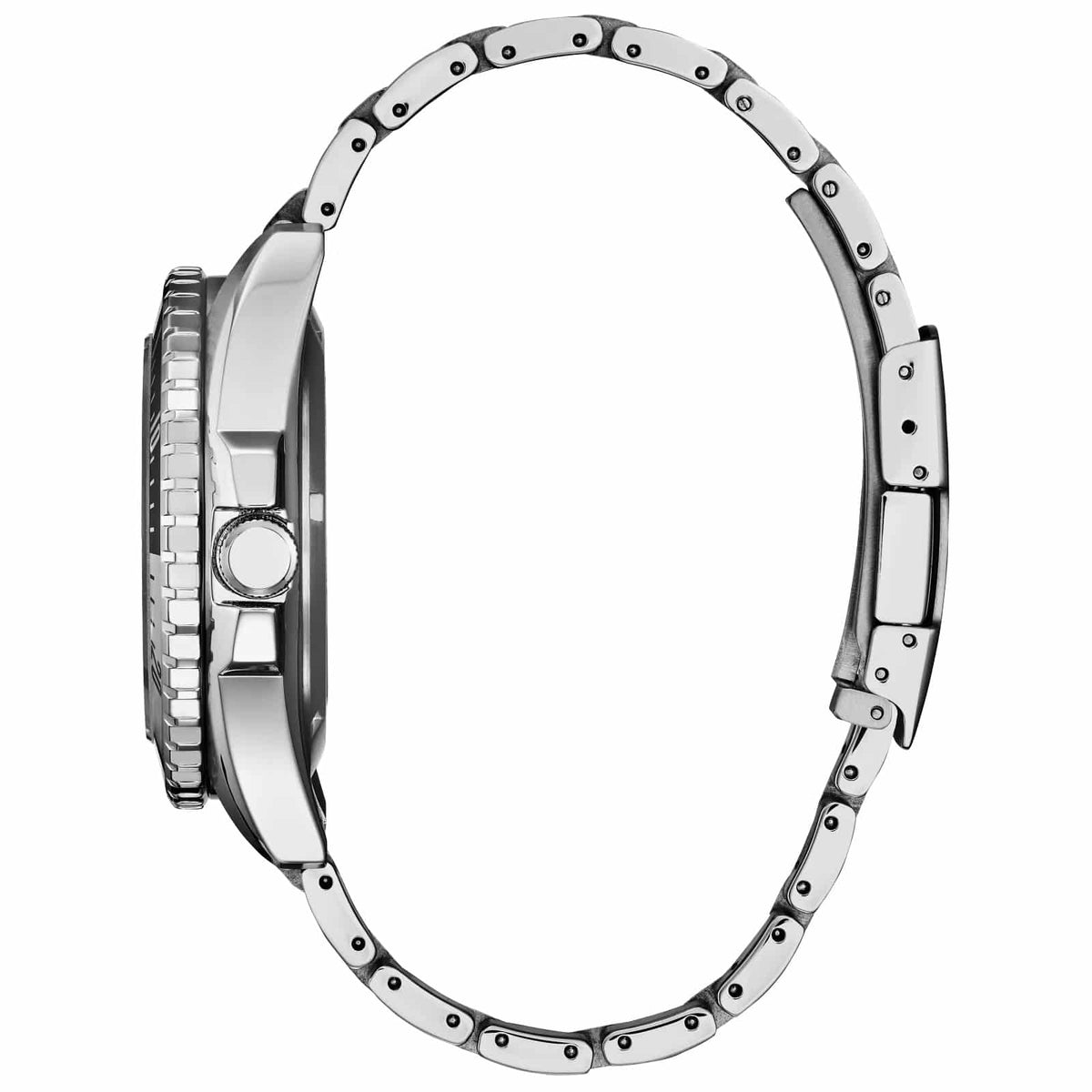 NH7530-52M Citizen Sport Reloj de hombre correa de metal - Acero Inoxidable Plateado