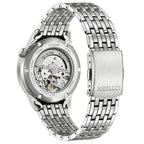 Citizen Open Heart automático de hombre correa de metal - Acero Inoxidable Plateado