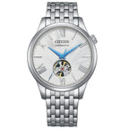Citizen Open Heart automático de hombre correa de metal - Acero Inoxidable Plateado