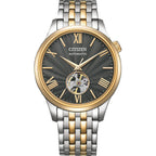 Citizen Open Heart reloj de caballero NH9136-88H correa de metal - Acero Inoxidable Bicolor