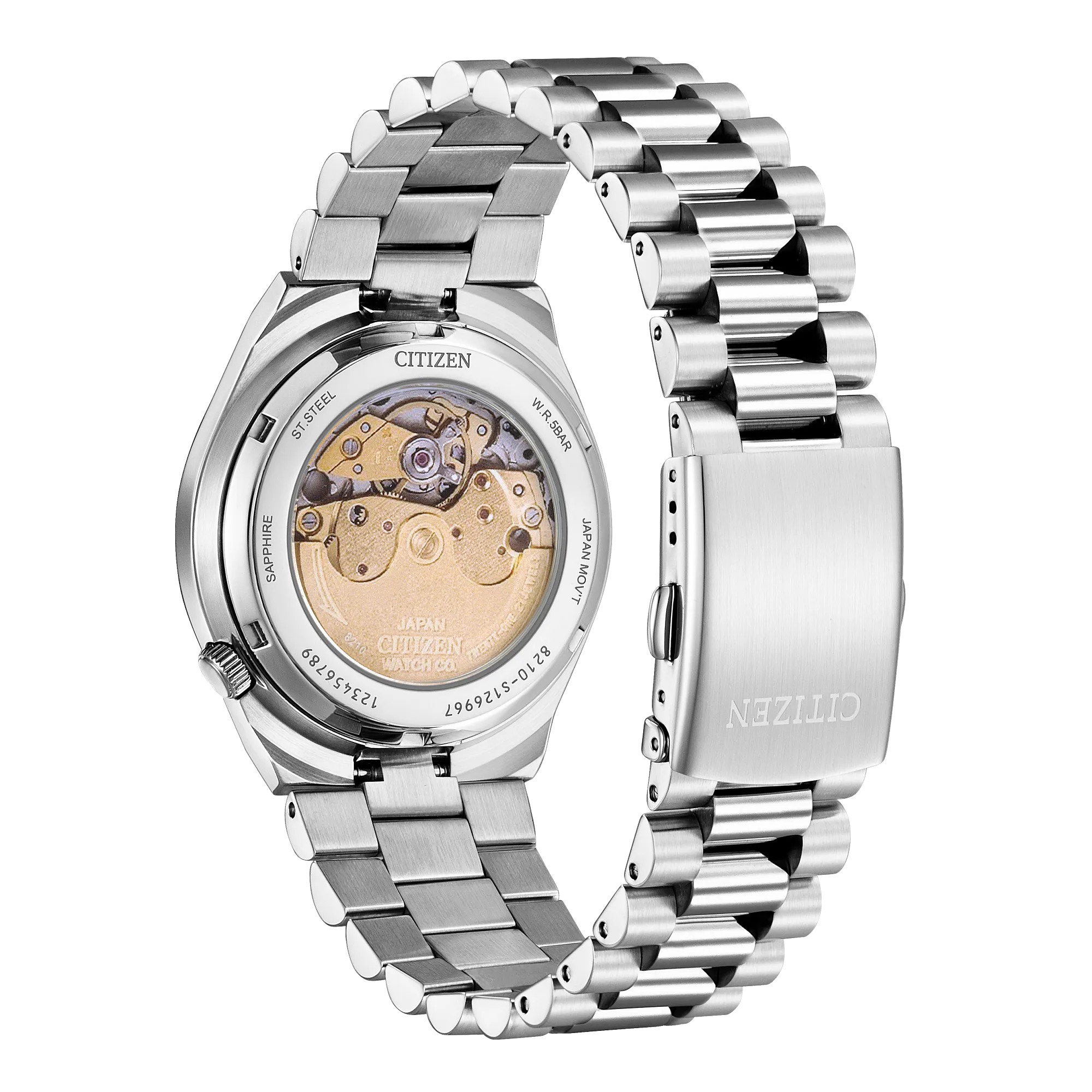 NJ0150-56A Reloj Citizen Tsuyosa de hombre automático pulsera de acero inoxidable